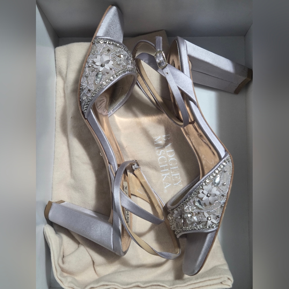 Badgley Mischka Tazana Stiletto Heeled Sandal Women's Size 9 1/2